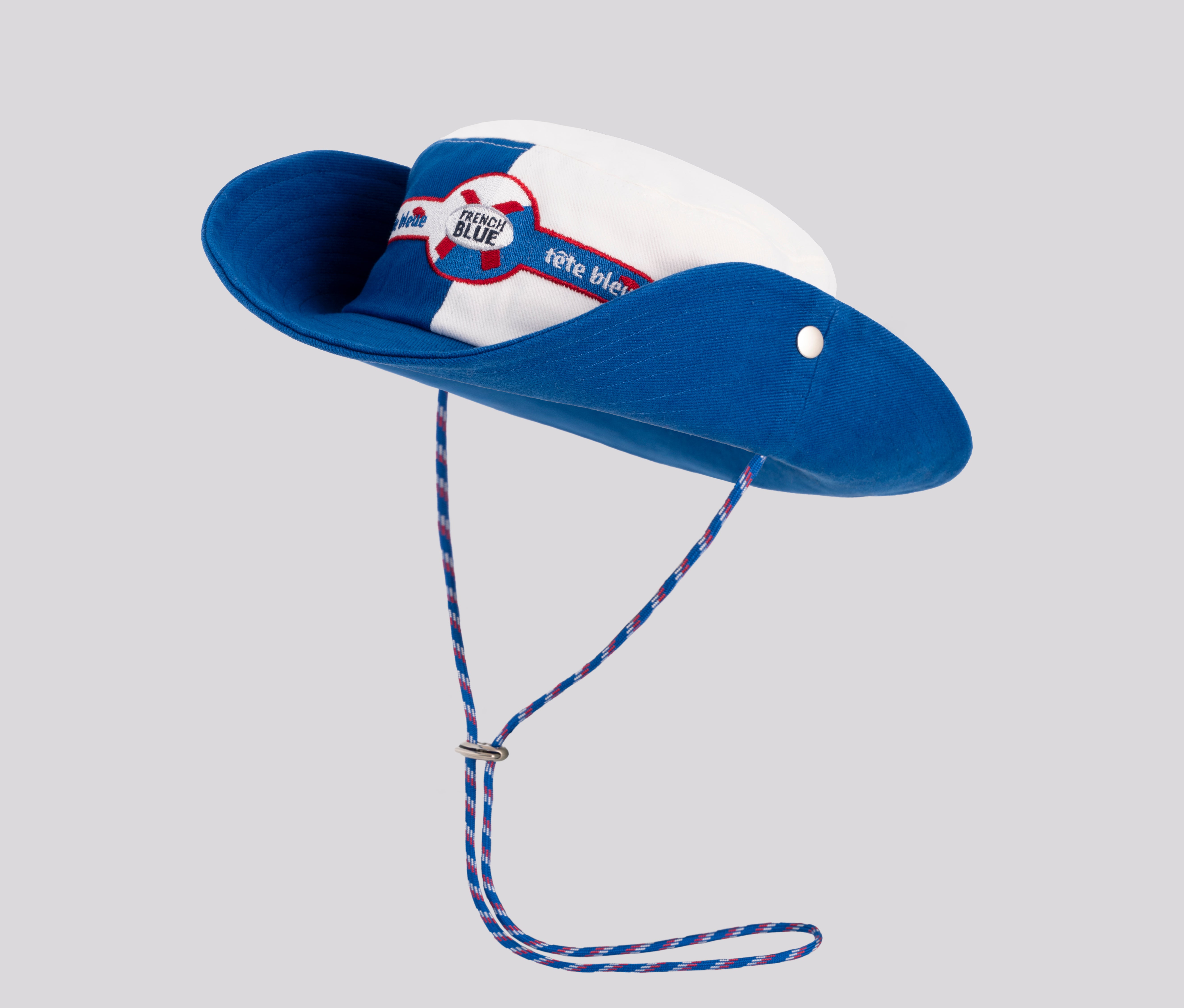 tête bleue x french blue | Remy Color Block Safari Hat