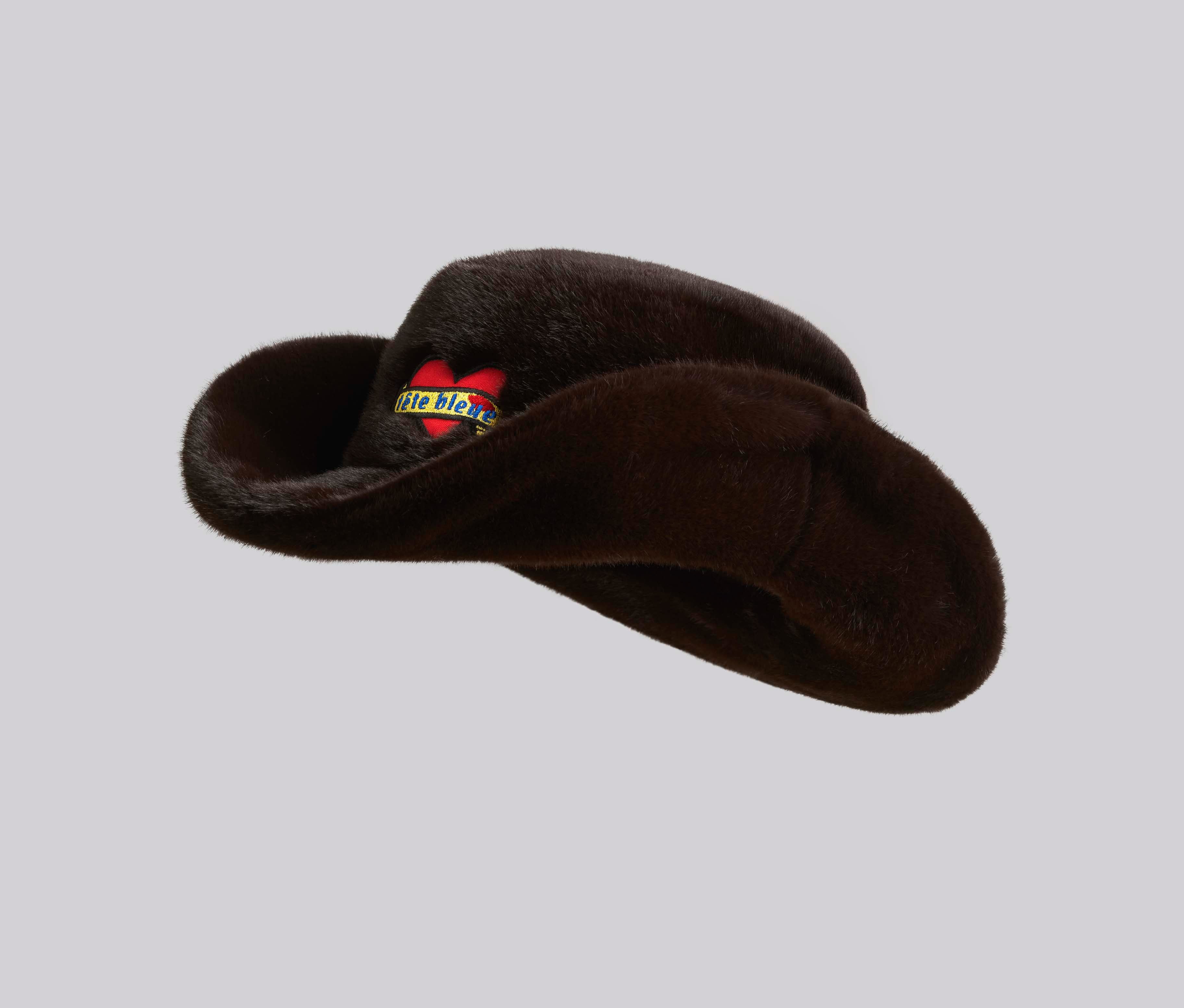 Audette Faux-Fur Cowboy Hat | Dark Brown