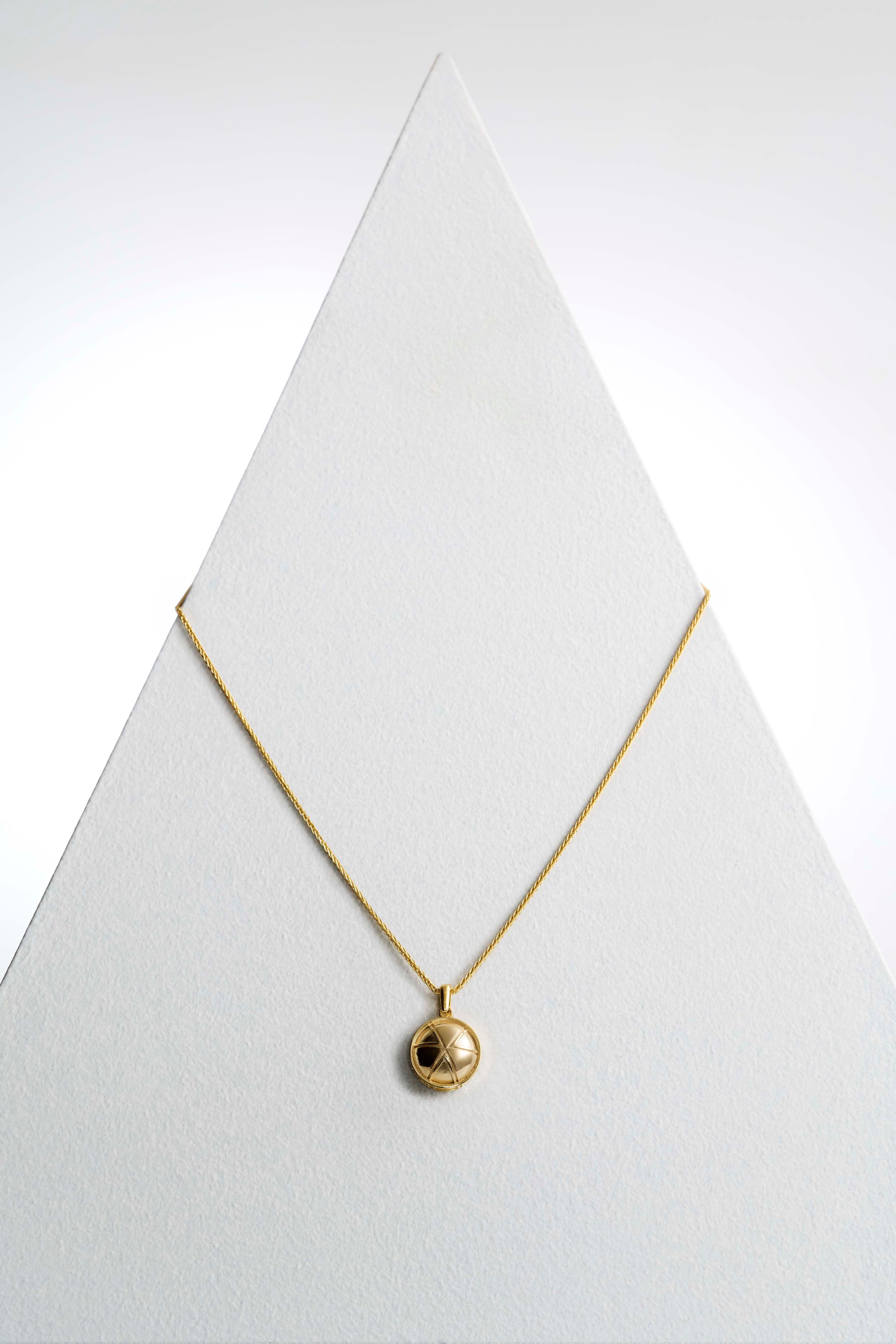 Yvette Sailor Hat Charm Necklace | Gold-Plated