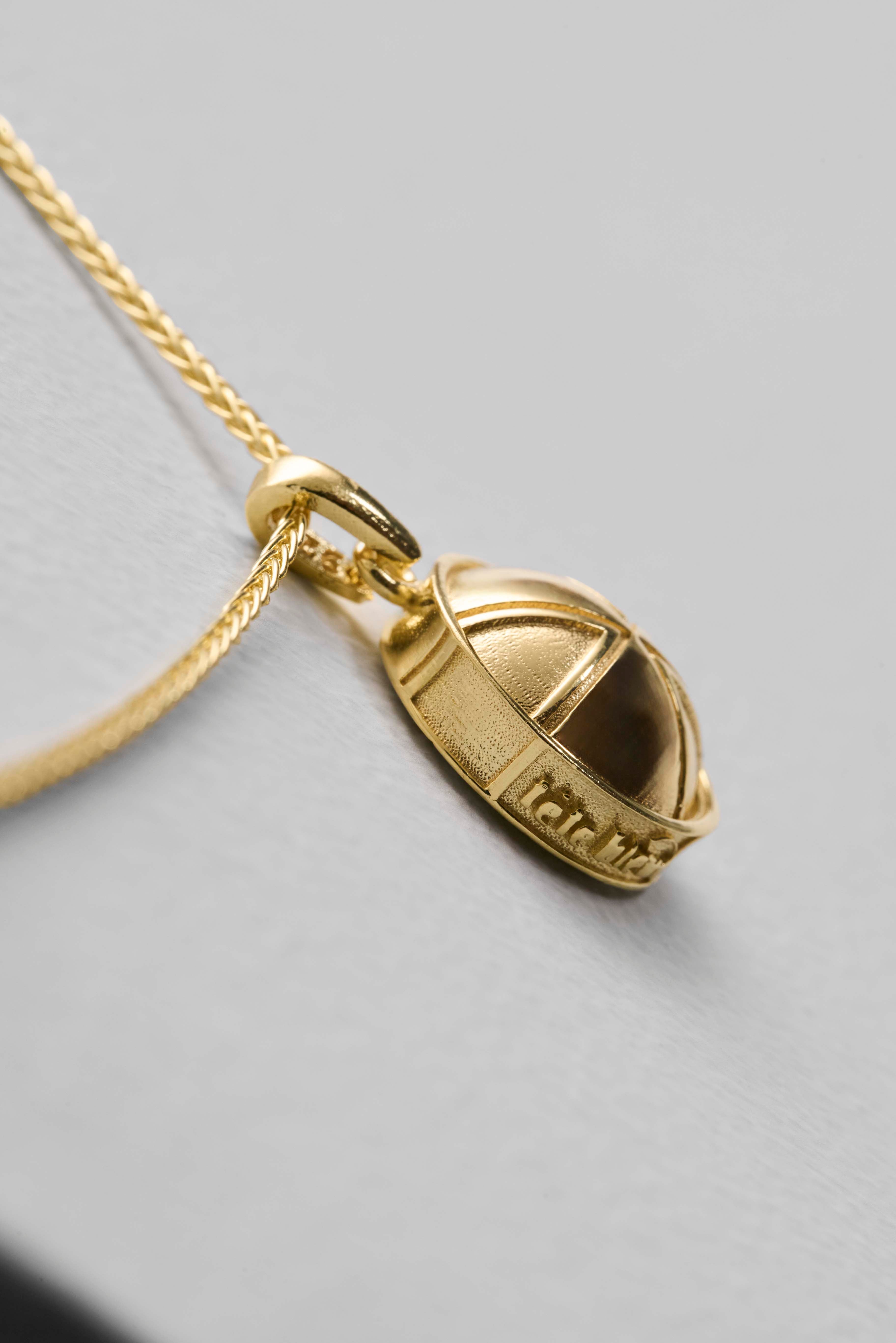 Yvette Sailor Hat Charm Necklace | Gold-Plated