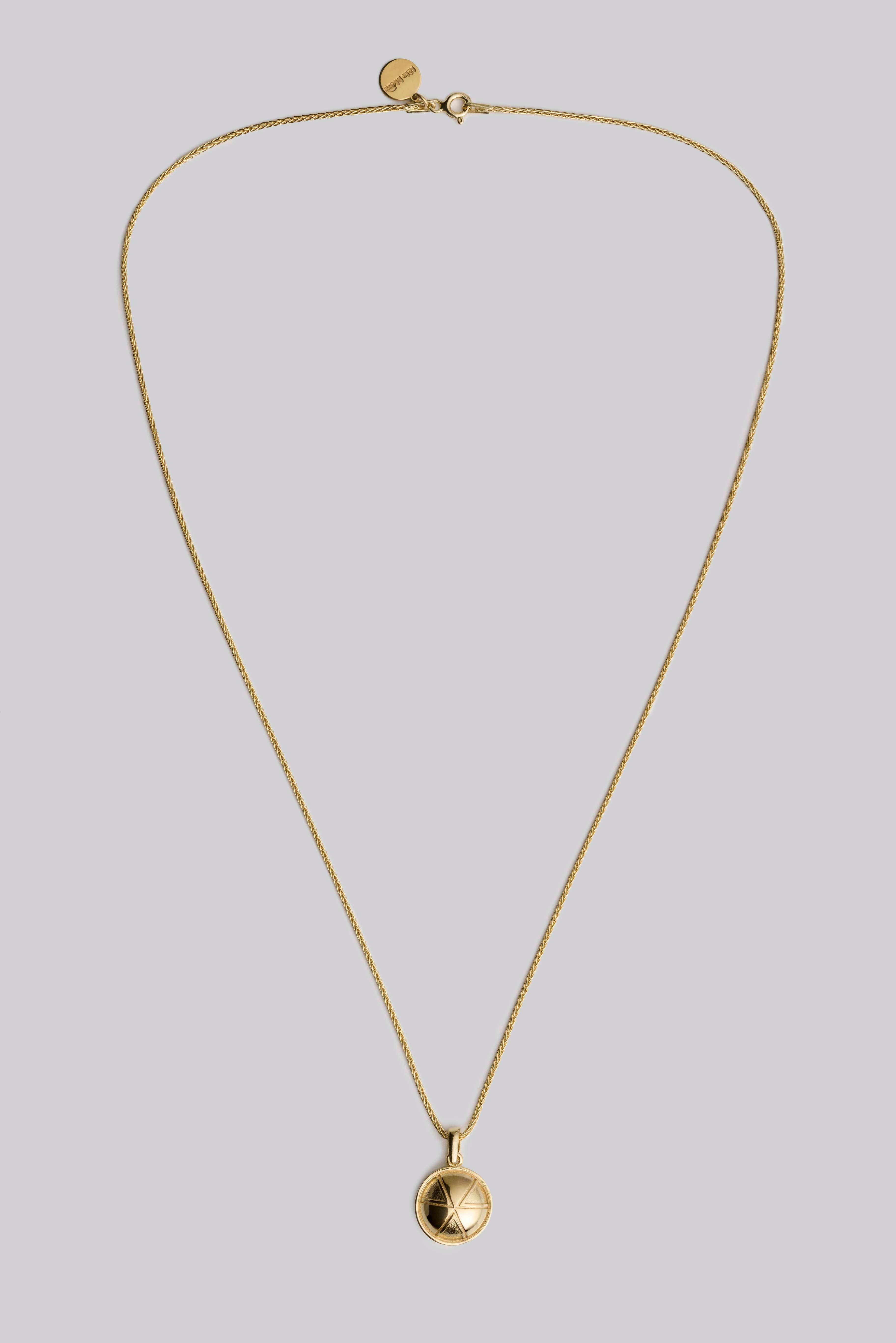 Yvette Sailor Hat Charm Necklace | Gold-Plated