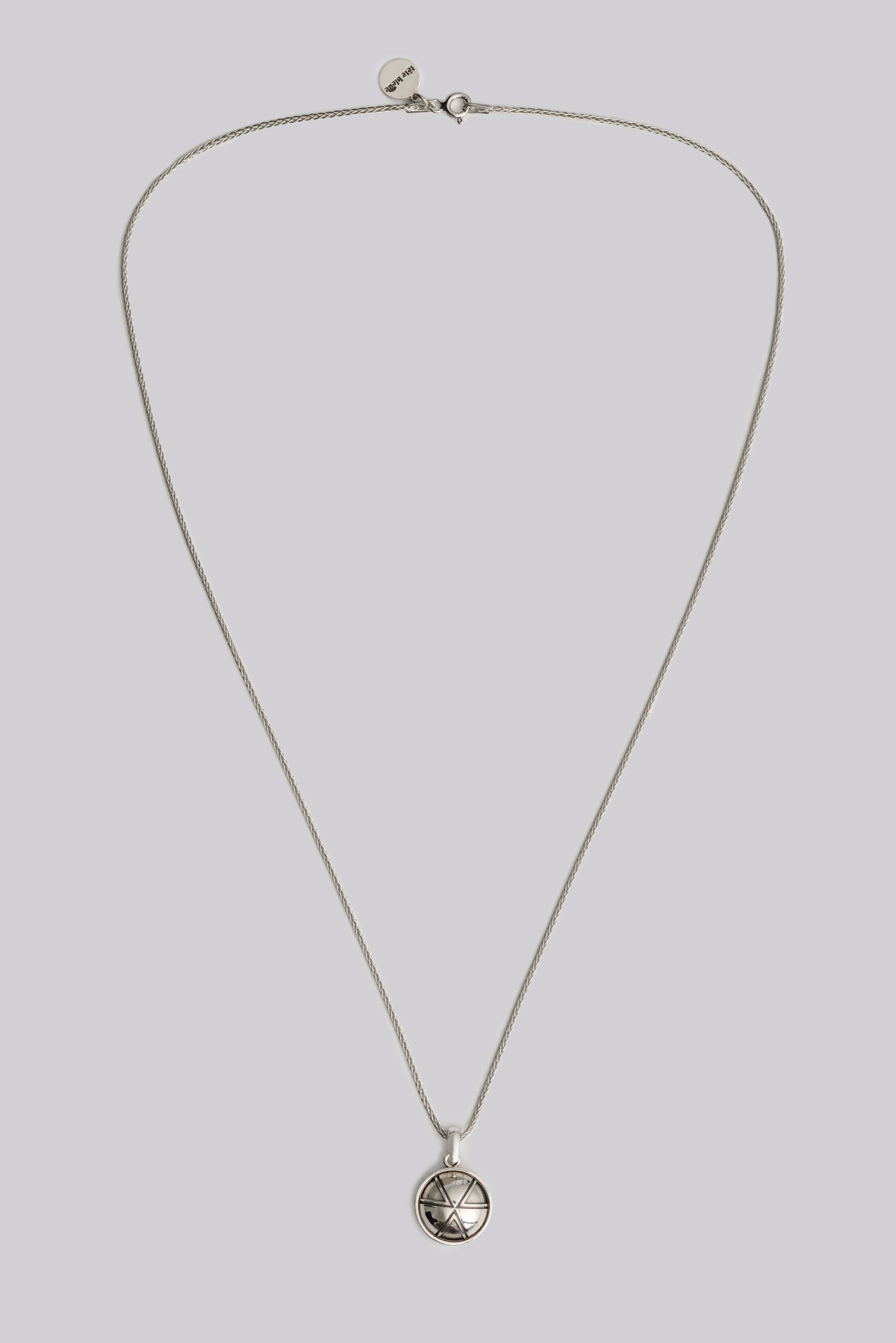 Yvette Sailor Hat Charm Necklace | Silver
