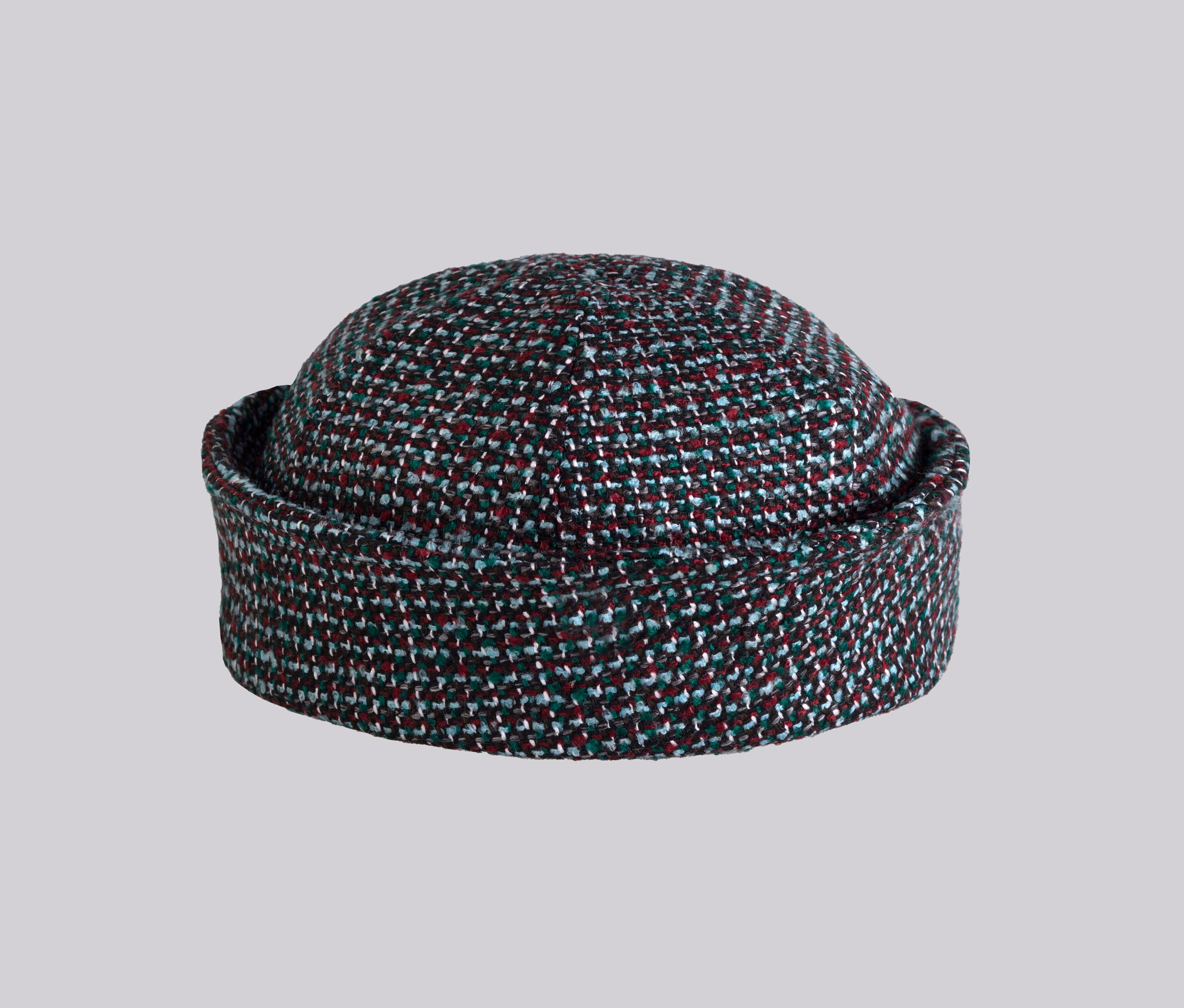 Yvette Sailor Tweed Dixie Cup | Green