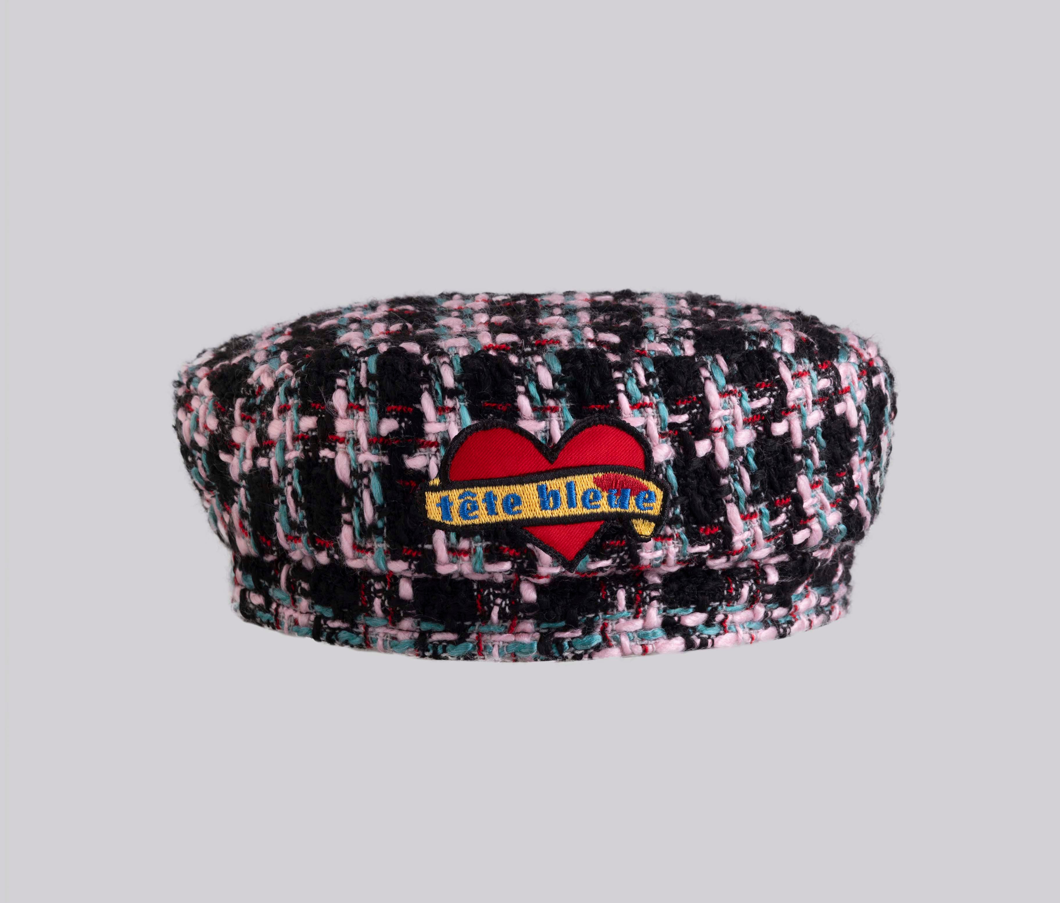 Coeur Tweed French Beret | Pink