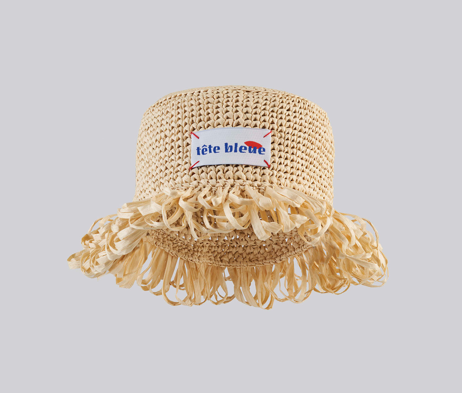 Fleurine Raffia Bucket Hat | Natural