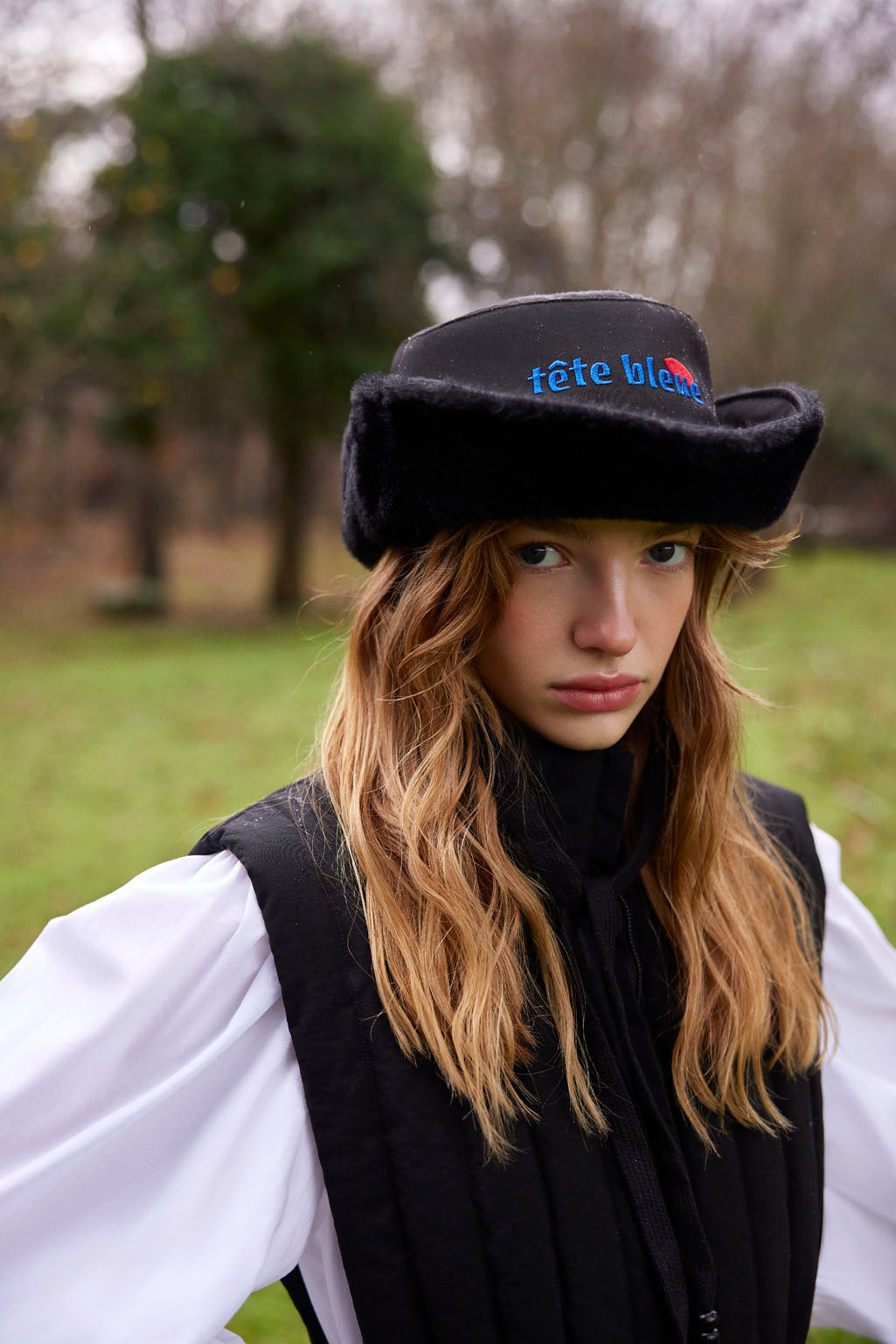 Zoe Faux-Fur Bucket Hat
